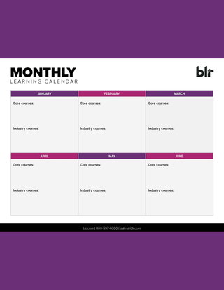 Plan Your Entire Year of Employee Training with This HR Calendar