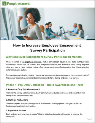 How to Increase Employee Engagement Survey Participation