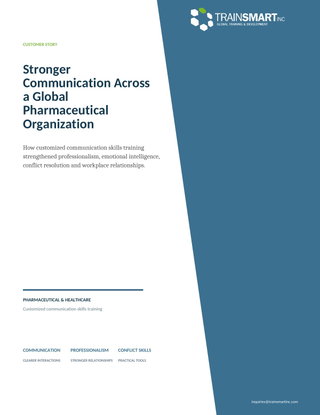 Strengthening Communication and Conflict Resolution in a Global Pharmaceutical Organization
