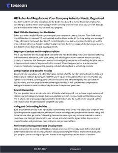 HR Rules And Regulations Your Company Actually Needs, Organized