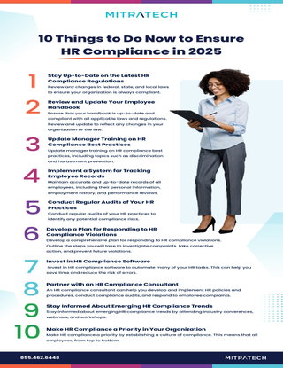 10 Things to Do Now to Ensure HR Compliance in 2025