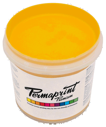 PERMAPRINT Premium Water-based Ink for Screen Printing on Paper, Board, Plastics, Glass, Wood & Mor