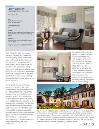 Reimagining Home – Innovative Assisted Living THE HEARTH AT DREXEL