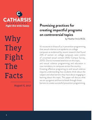 Why They Fight the Facts