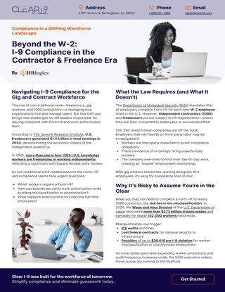 Beyond the W‑2: I‑9 Compliance in the Contractor & Freelance Era