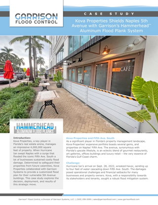 Case Study | Hammerhead™ Aluminum Flood Planks | Commercial Property Management