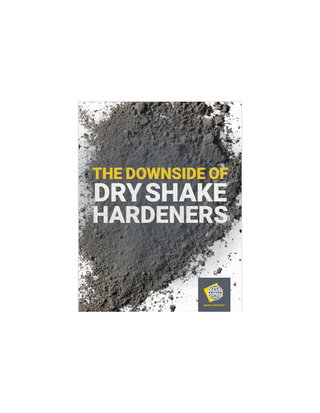 The Downside of Dry Shake Hardeners
