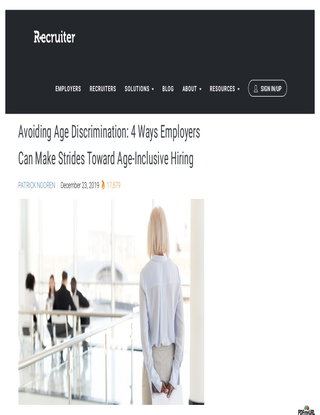 Make Strides Toward Age-Inclusive Hiring
