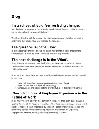 The Futturwork Project