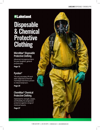 Disposable & Chemical Protective Clothing