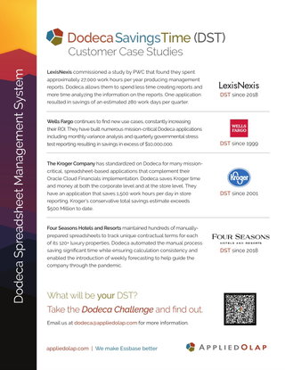 Customer Case Studies - Quick Recap