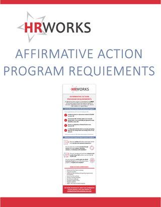 Affirmative Action Program Requirements