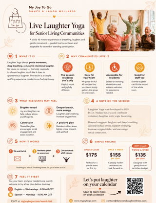 Bring the Room to Life with Live Laughter Yoga