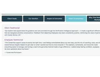 Career Transition Testimonial