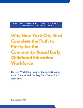 The Enduring Value of the Early Education Workforce