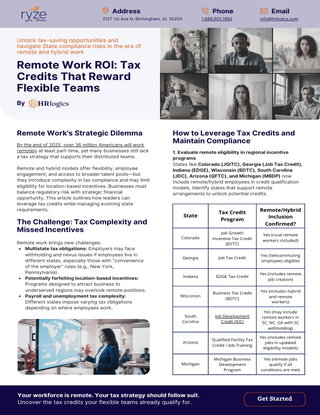 Remote Work ROI: Tax Credits That Reward Flexible Teams