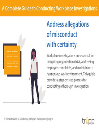 Free Step-by-Step Guide to Workplace Investigations