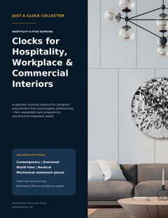 Hospitality & FF&E Clock Capabilities and Product Selection