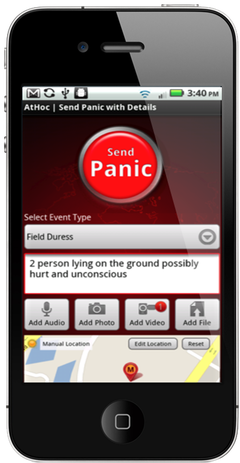 AtHoc Mobile Notifier Applications for Emergency Mass Notification