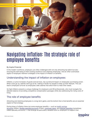 Inflation is having an adverse effect on your employees: Here's how to help them