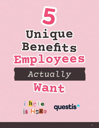 5 Unique Benefits Employees Actually Want