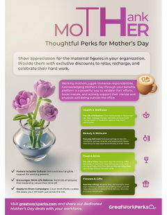 Thoughtful Perks for Mother's Day