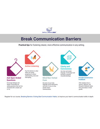 Breaking Barriers: Ending Bad Communication Habits