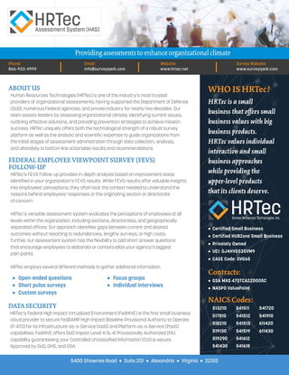Federal Employee Viewpoint Survey Capabilities