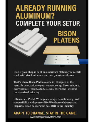 Bison Platens: Affordable Aftermarket Platens for Workhorse, Riley Hopkins, Hopkins BWM & Chaparral Presses