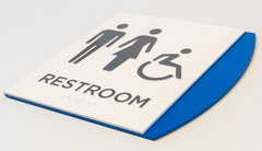 Acadia Sign Line: Restroom ID