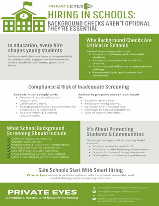  Hiring in Schools - Background Checks Aren´t Optional They're Essential