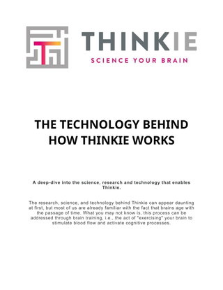 THE TECHNOLOGY BEHIND HOW THINKIE WORKS