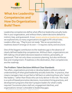 What Are Leadership Competencies and How Do Organizations Build Them
