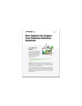 How Applauz Can Support Your Employee Retention Initiatives