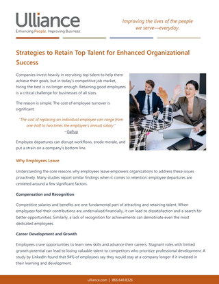 Strategies to Retain Top Talent for Enhanced Organizational Success