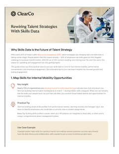Rewiring Talent Strategies with Skills Data Guide