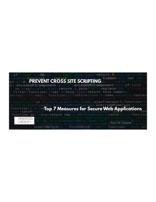 How to Prevent Cross-Site Scripting (XSS) Attacks: Top 7 Measures for Secure Web Applications
