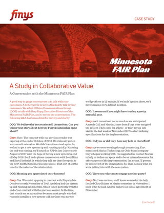 Minnesota FAIR Plan Case Study
