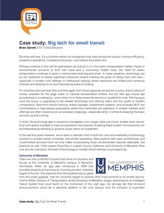 Big tech for small transit