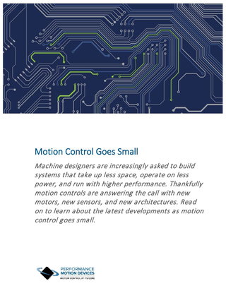  Motion Control Goes Small