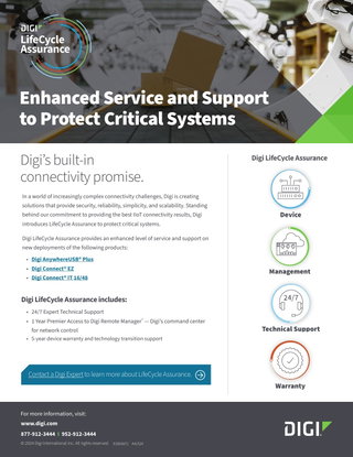 Enhanced Service and Support to Protect Critical Systems