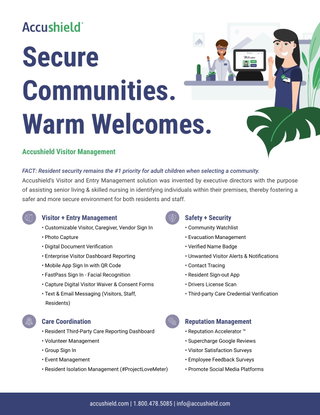 Visitor Management for Senior Living