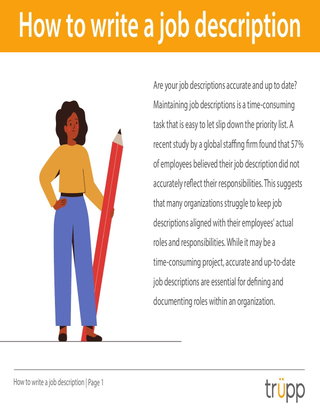Free Guide: How to write a job description
