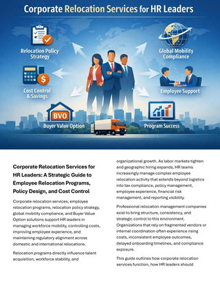 Corporate Relocation Services for HR Leaders: A Strategic Guide to Employee Relocation Programs, Policy Design, and Cost Control