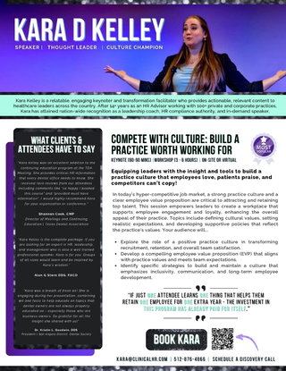 Kara Kelley - HR Speaker One Sheet 