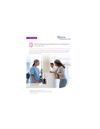 ACA Compliance A Guide for Employers