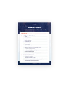 The Ultimate New Hire Checklist: 3 Phases to Reduce Early Turnover