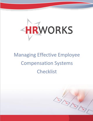 Managing Effective Employee Compensation Systems