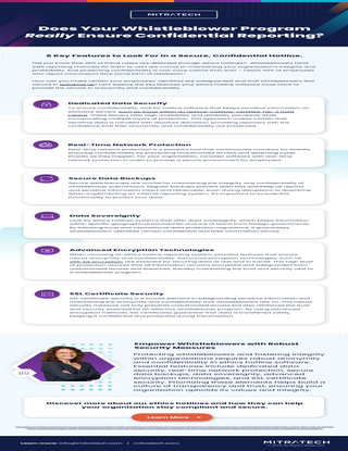 6 Key Features to Look for in a Secure, Confidential Hotline