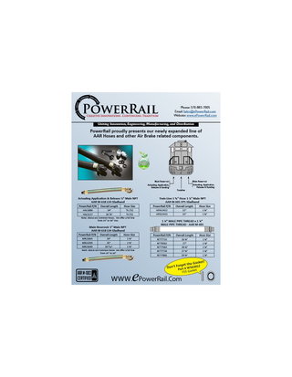 PowerRail Locomotive Hoses